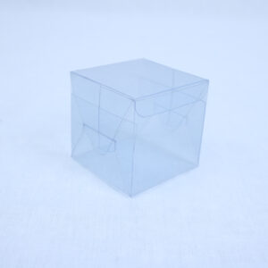 Transparent PVC Candle Box (2.5"x2.5"x2.5") – Premium Gift Box for Candles & Small Items