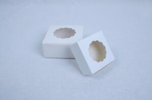 3x3x1.5 Mini Window Box: Perfect for Brownie Bites, Macarons & Candles