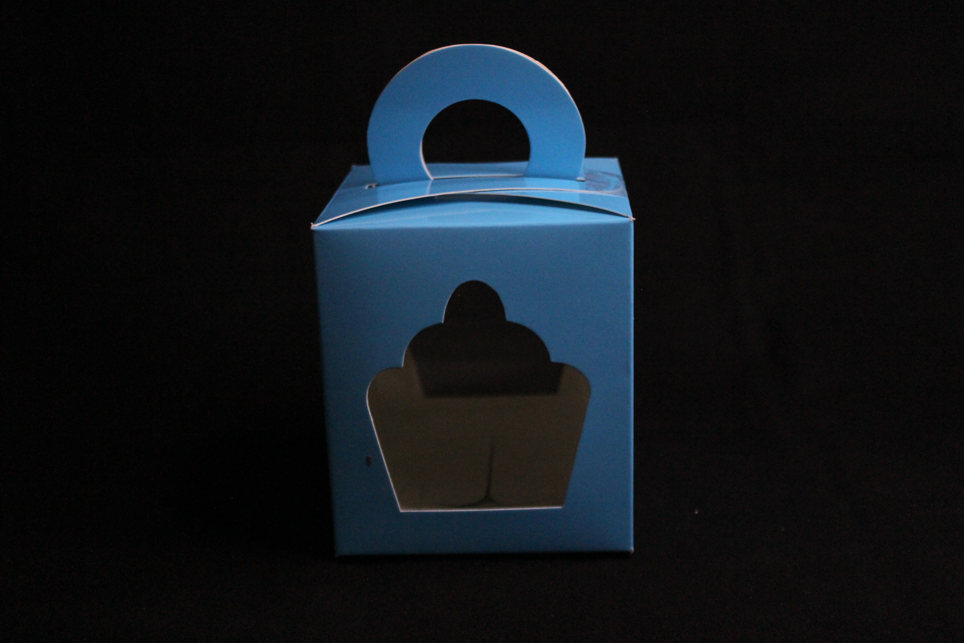 Bakery Gift Handle Box for One Cupcake (4"x4"x4") - Image 7