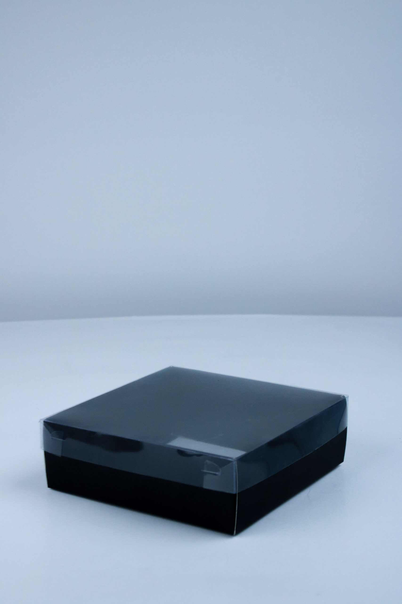 Multicolor Transparent Cover box for gifts and brownies - 6x6x2 inches - Image 7