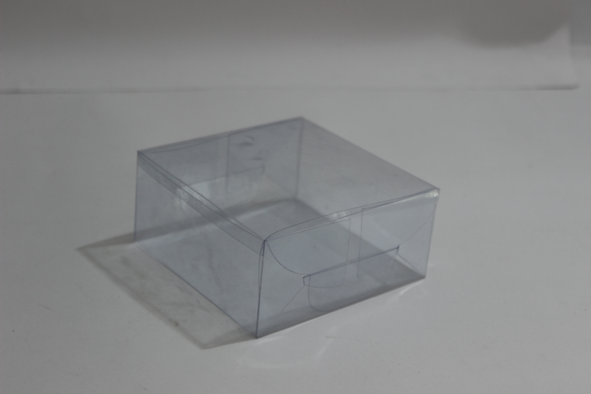 Transparent PVC Candle Box (4"x4"x2") – Premium Gift Box for Candles & Small Items