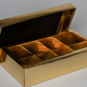 Sweet Gift Box with 8 Removable Compartments (8"x4"x2")