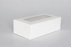 White Bakery Box for Bread & Cakes (8.25x4.5x2.5 inches)
