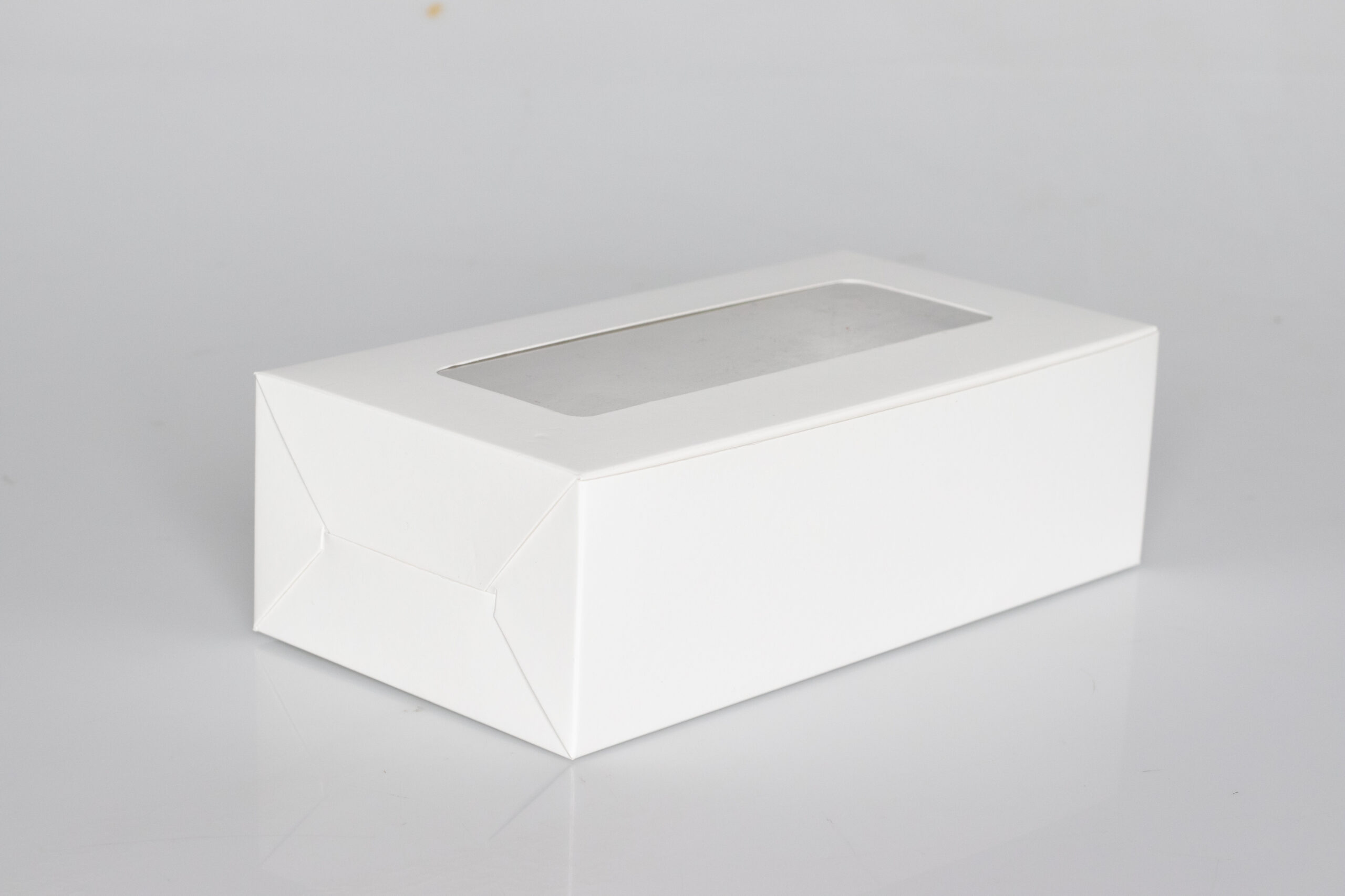White Bakery Box for Bread & Cakes (8.25x4.5x2.5 inches)