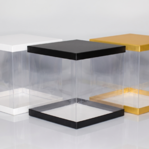 Transparent gift box collection 12x12x10